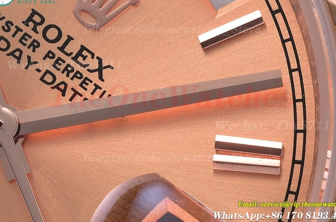 MY8215 Rose 40mm Gold Dial RG Daydate GDF RG 0425